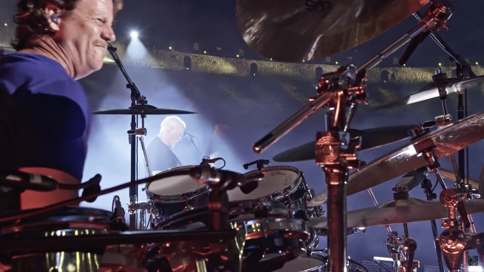 David Gilmour Live at Pompeii AKG drums1