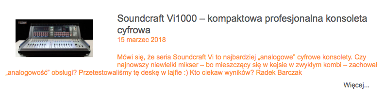 Soundcraft Vi1000 test portalnaglosnieniowy