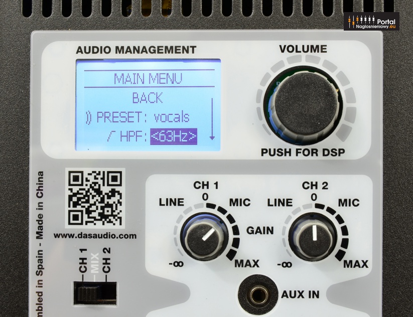 DAS Audio Altea 412A LCD HPF 823px
