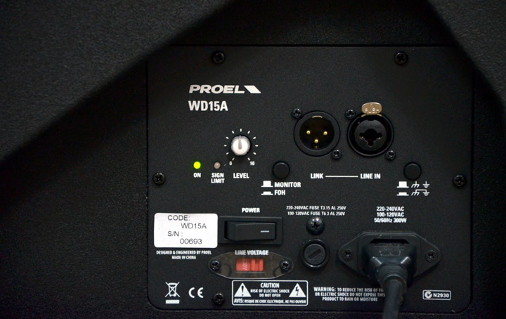 Proel_WD15A_mix_panel