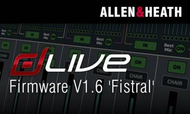 Allen &amp; Heath dLive - Aktualizacja firmware&#039;u do wersji V1.6 Fistral