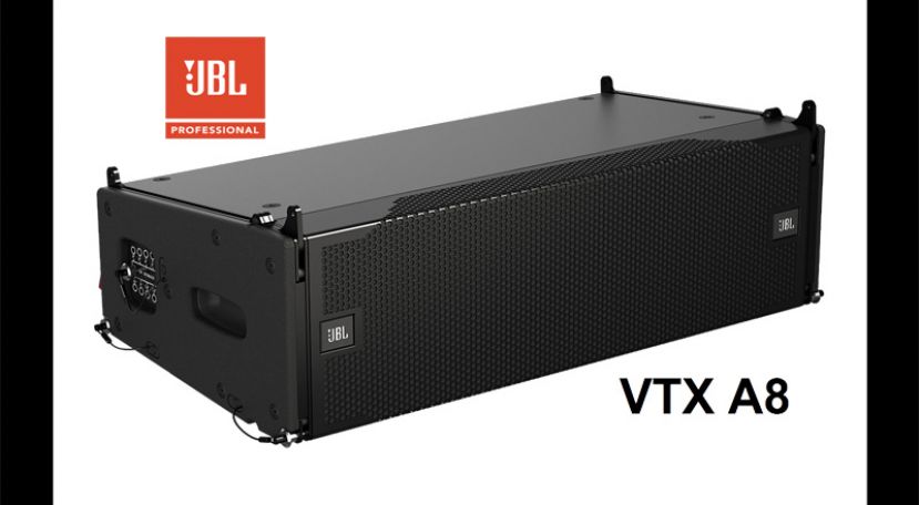 JBL VTX A8 Line Array &amp; VTX B18 Subbas – efektywny kompaktowy 3-drożny system liniowy i dedykowane subbasy