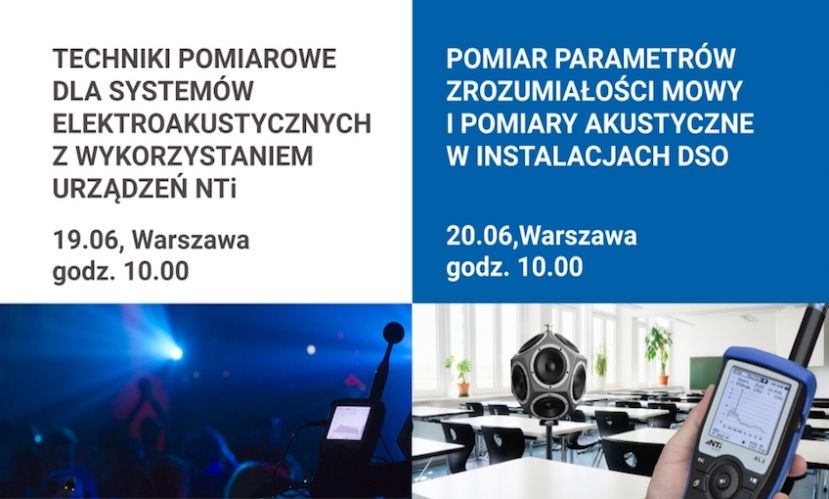 Szkolenia z technik pomiarowych - Warszawa, 19 i 20 czerwca