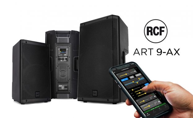 RCF ART 910-AX, ART 912-AX i ART 915-AX – aktywne zestawy głośnikowe z mikserem i Bluetooth