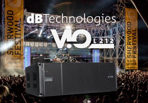 dB Technologies VIO L212 – koncertowy 3-drożny system liniowy z wbudowanymi końcówkami