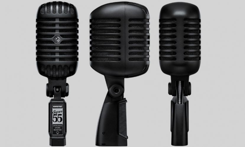 Shure Super 55 Pitch Black Edition - Klasyczny mikrofon w odświeżonym, nowoczesnym stylu