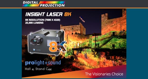 Digital Projection INSIGHT Laser 8K na targach Prolight + Sound 2018