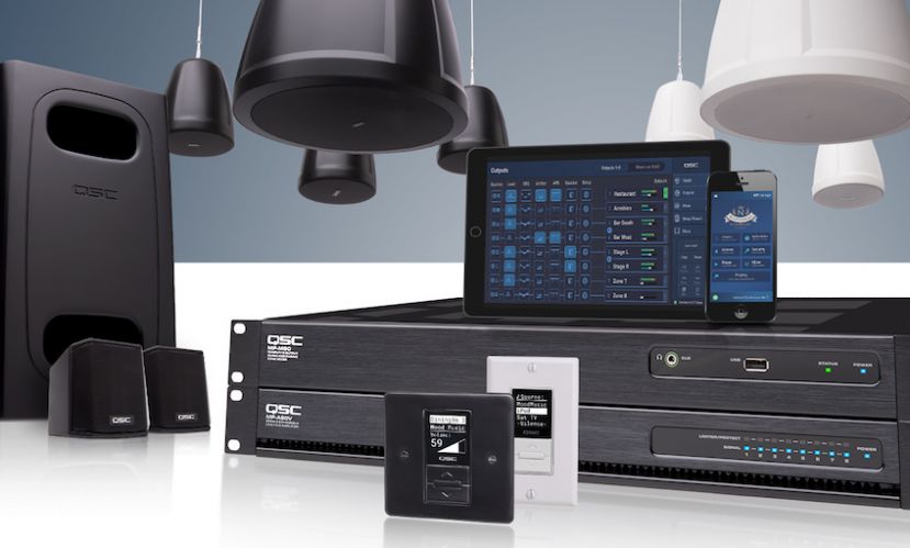 QSC zaprezentowało nowe portfolio systemów nagłośnieniowych do obiektów komercyjnych