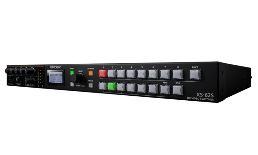 Roland XS-62S - Rackowy 6-kanałowy switcher video i 18-kanałowy mikser audio