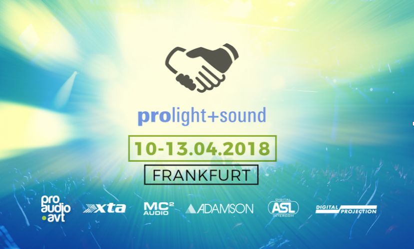 Marki z dystrybucji ProAUDIO-AVT na targach Prolight + Sound 2018
