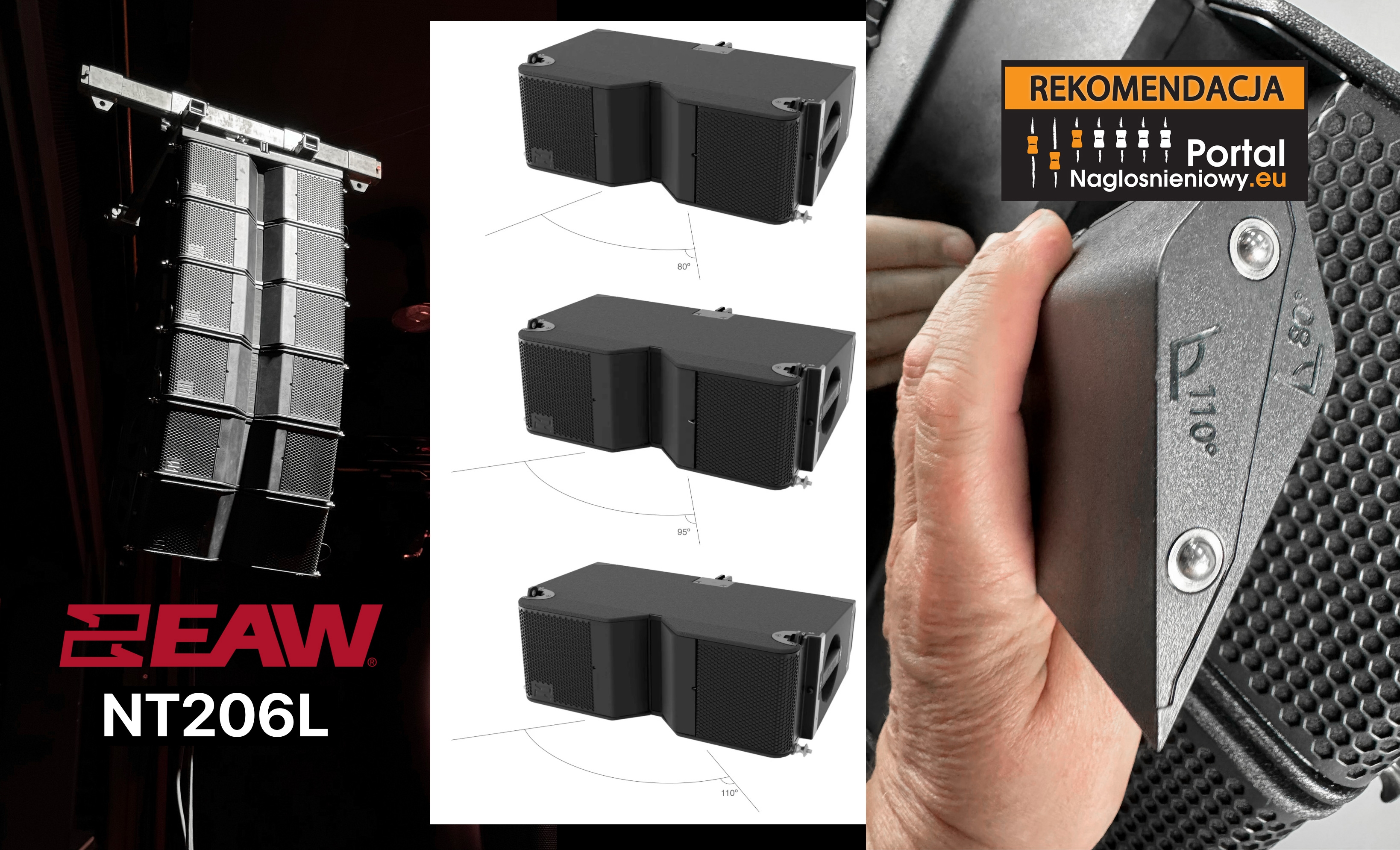 EAW NT206L – kompaktowy aktywny system line-array o zmiennej propagacji poziomej