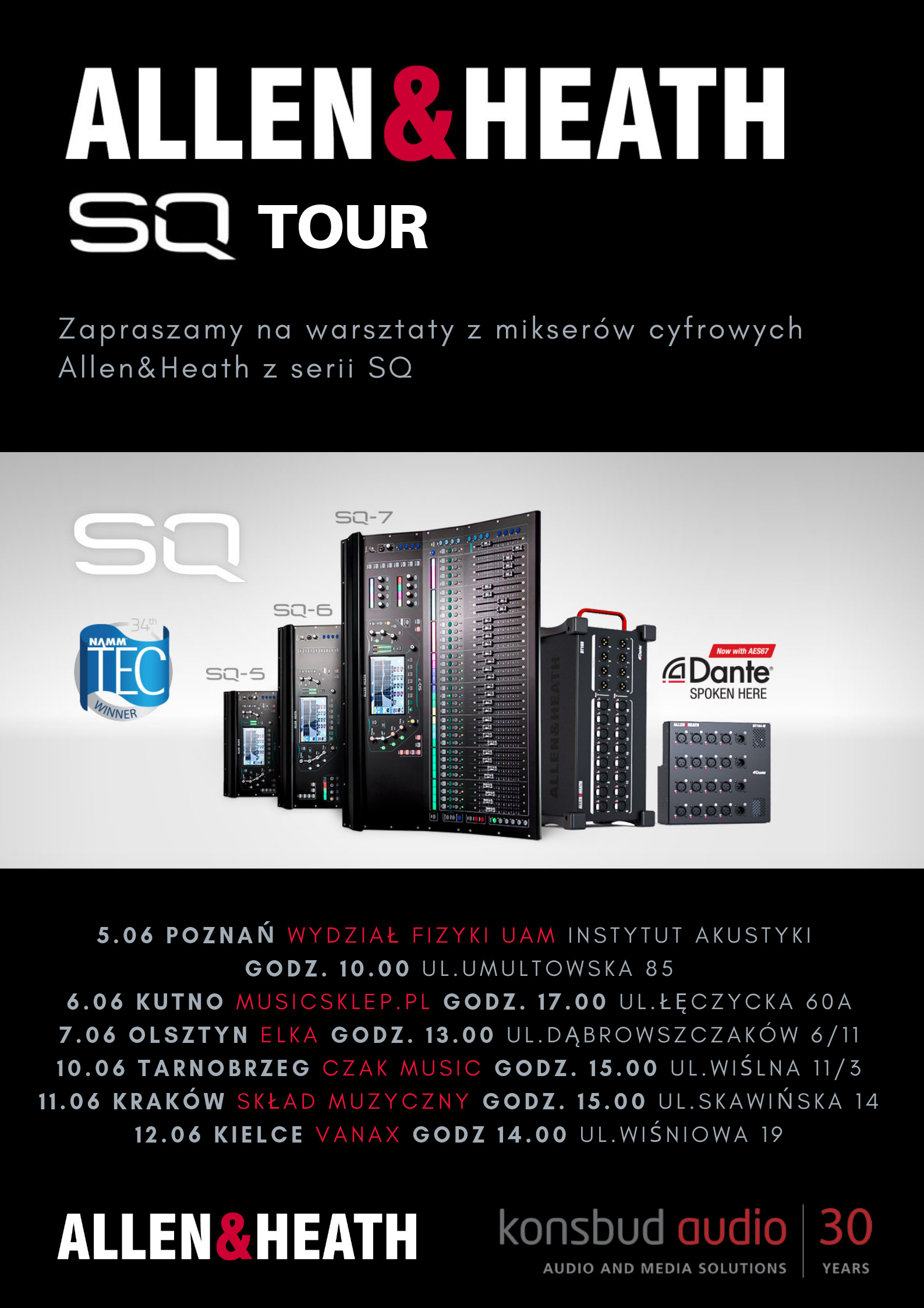 AllenHeath SQ5 SQ6 SQ7 tour 1