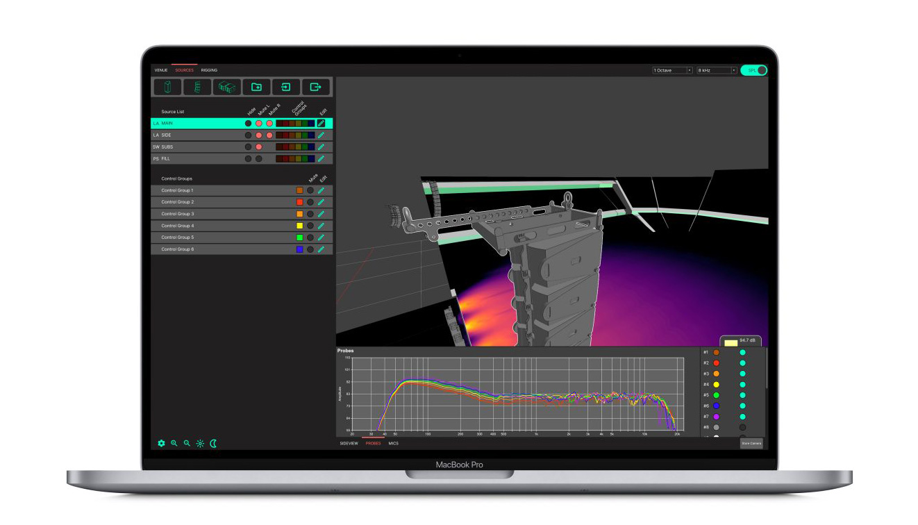CODA Audio System Optimiser 3D prediction software insert