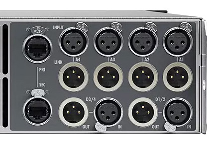 db audiotechnik D40 d and b audiotechnik d40 rear panel connectors XLR
