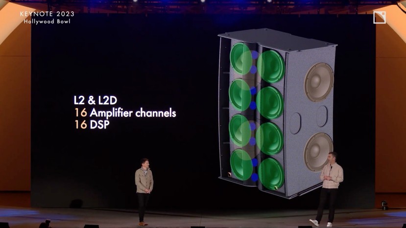 L Acoustics L2 L2D array system premiere speakers 16channel AMP DSP