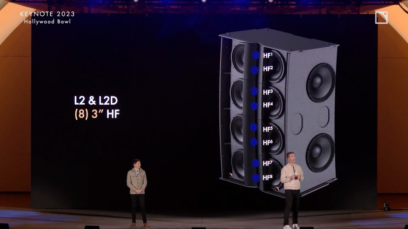 L Acoustics L2 L2D array system premiere speakers 8x3inch