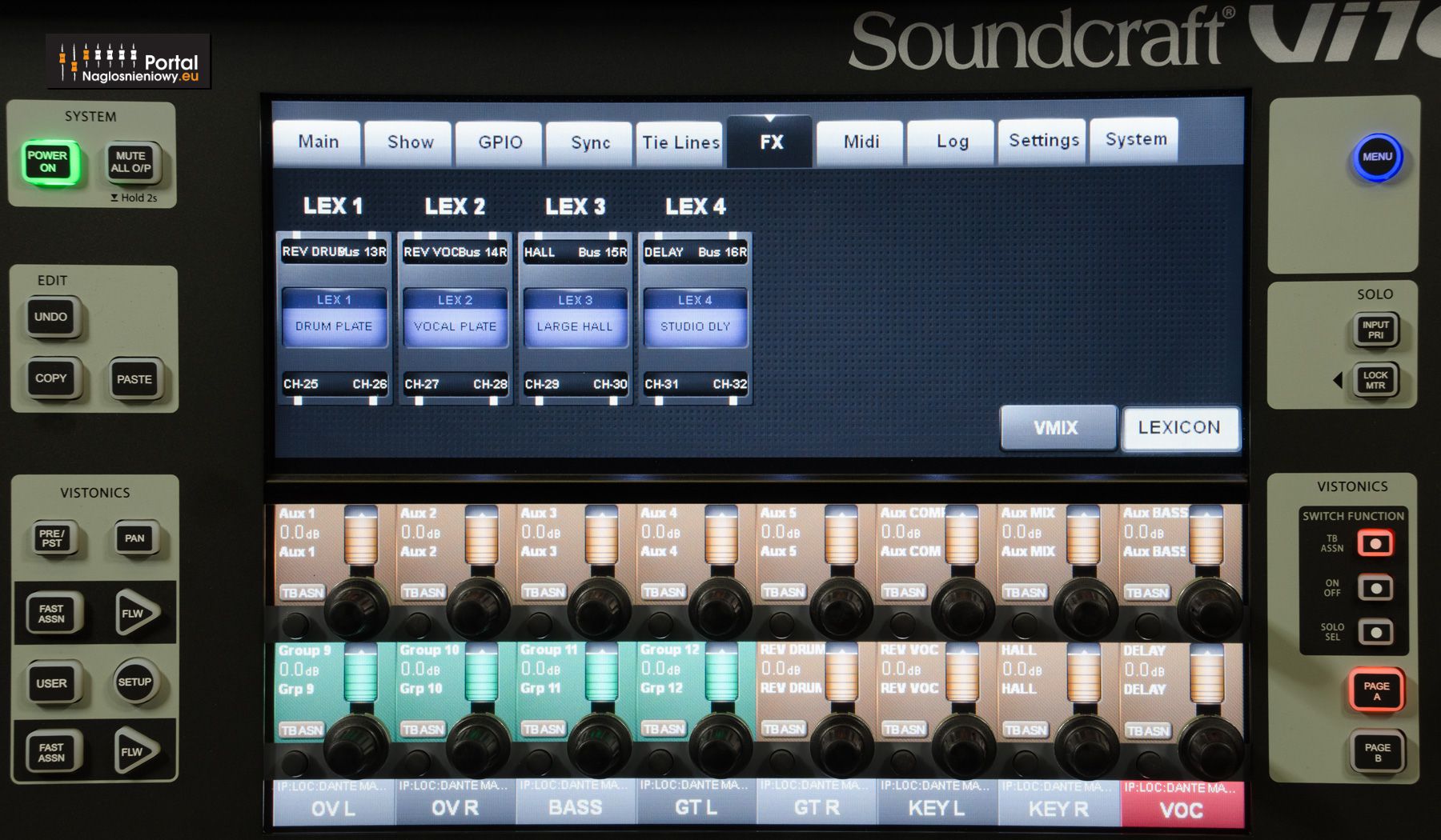 Soundcraft Vi Vi1000 LCD2 FX