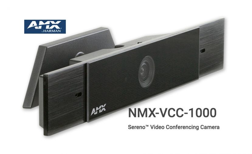 AMX Sereno NMX-VCC-1000 – konferencyjna kamera wideo z mikrofonami z kształtowaniem charakterystyki kierunkowej