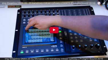 img Stageline DMIX-20 - 20-kanałowy cyfrowy mikser z opcją DANTE [Prolight+Sound 2016]