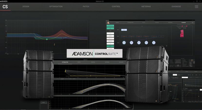 Adamson ControlSuite oraz CS7, CS10, CS118 i CS119 – nowe oprogramowanie do predykcji, optymalizacji i kontroli oraz nowe systemy liniowe z zaawansowanym DSP