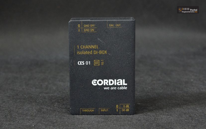 Cordial CES 01 – pasywny DI-BOX
