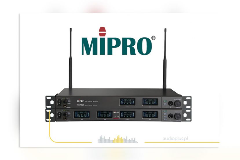 Mikrofonowi Profesjonaliści: produkty MIPRO, tajwańskiego lidera technologii bezprzewodowych, teraz dostępne w Audio Plus!
