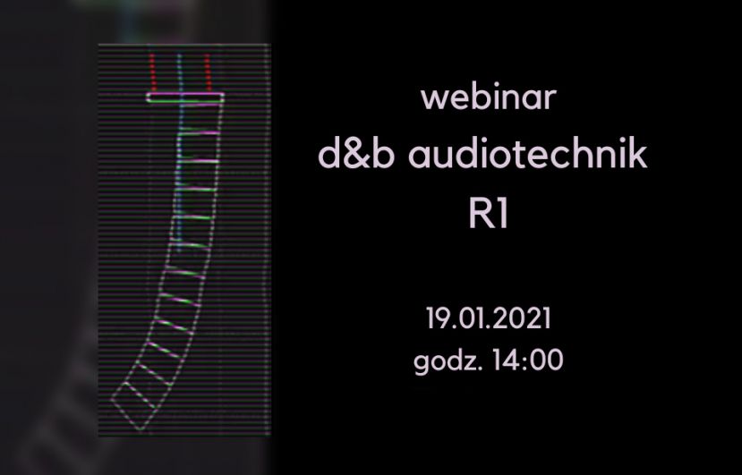 d&amp;b audiotechnik R1 - zaproszenie na webinar