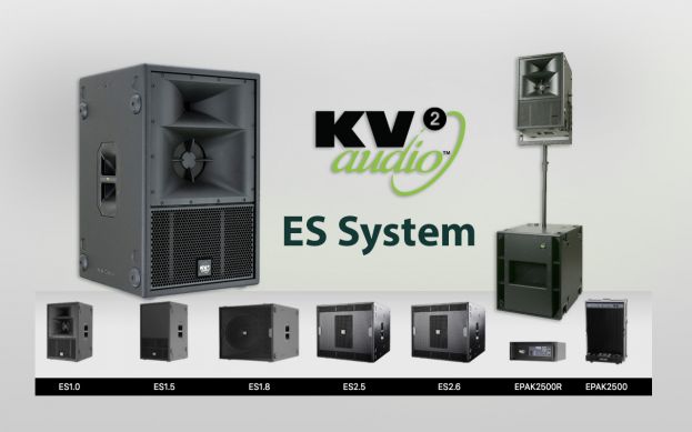 KV2 Audio ES – wydajny kompaktowy system nagłośnieniowy
