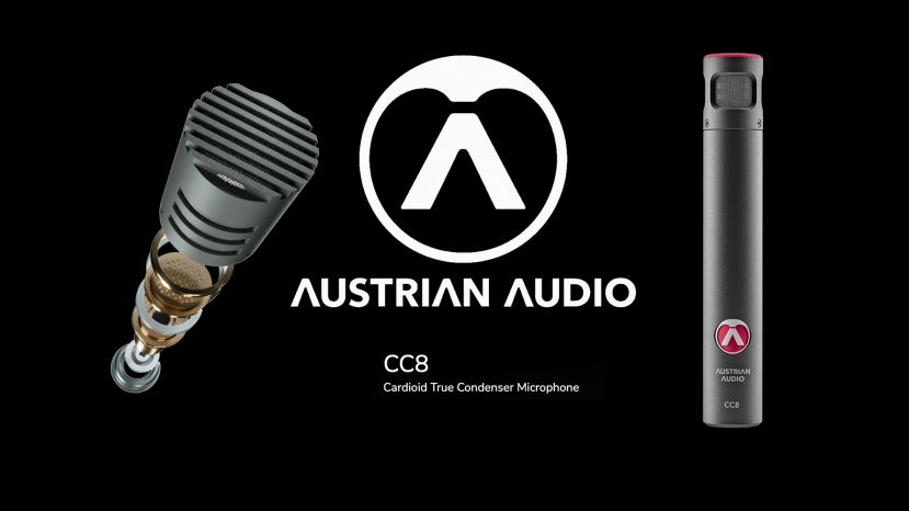 Austrian Audio CC8 – pojemnościowy mikrofon instrumentalny typu paluszek o charakterystyce kardioidalnej do studia i na scenę