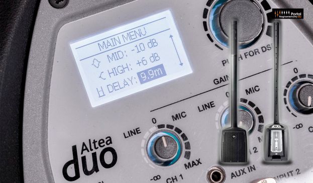 DAS Audio Altea DUO-10A – aktywny 3-drożny zestaw głośnikowy z filtrami FIR i linią opóźniającą
