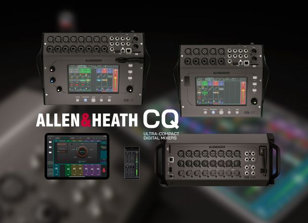 Allen &amp; Heath CQ Series CQ-12T, CQ-18T i CQ-20B – trzy bezkompromisowe rackowe miksery cyfrowe