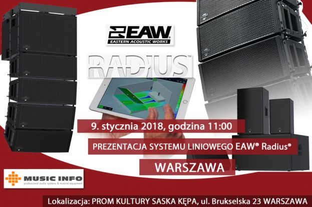 EAW Radius® - prezentacja systemów liniowego i point source w Warszawie