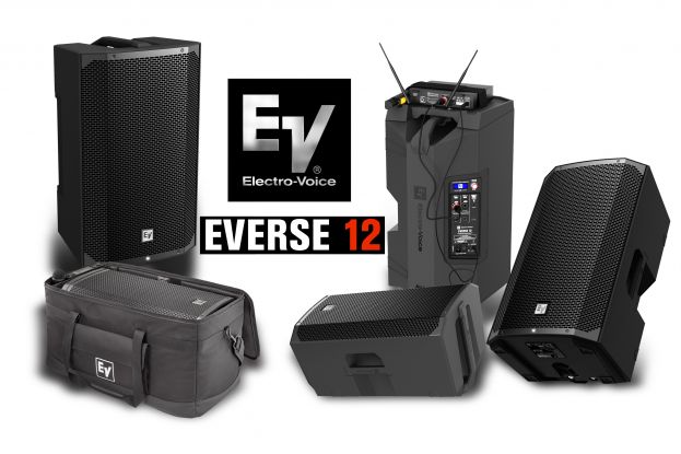 Electro-Voice EVERSE 12 – zasilany akumulatorowo zestaw głośnikowy z wbudowanym mikserem z DSP i BT
